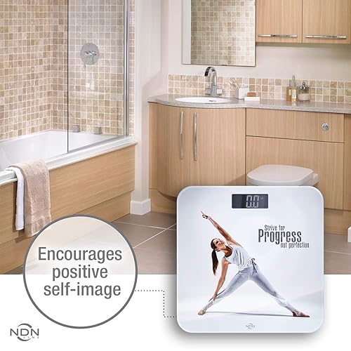 Miniatura 5 de Báscula digital de baño lucha por el progreso, no por la perfección
