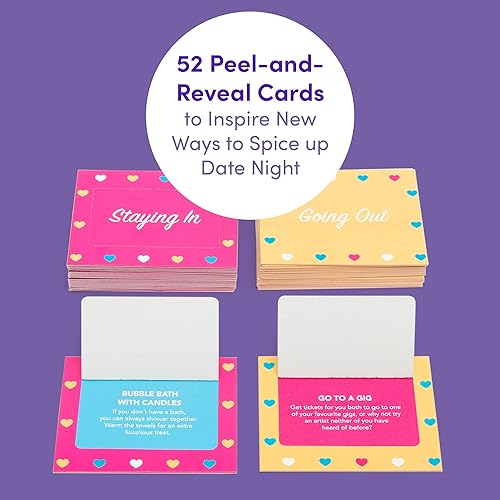 Miniatura 2 de Lovehoney Tarjetas de 52 semanas de citas nocturnas multicolor para adultos - Juegos divertidos para parejas