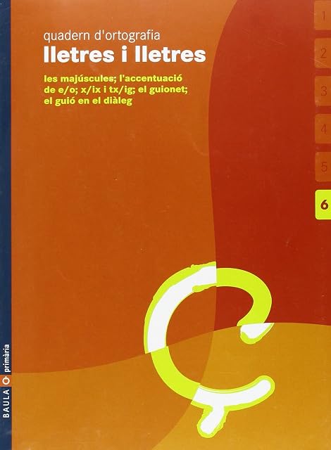Portada de Quad.ortografia Lletres 6 Ed 2006 Catala