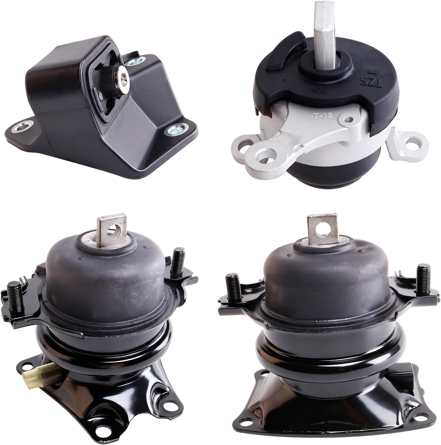 Set of 4 Engine Motor Mount Compatible with 2018-2020 Odyssey 3.5L V6 9 Speed Trans,Replace for A65146EL A65147EL A65093 A65100
