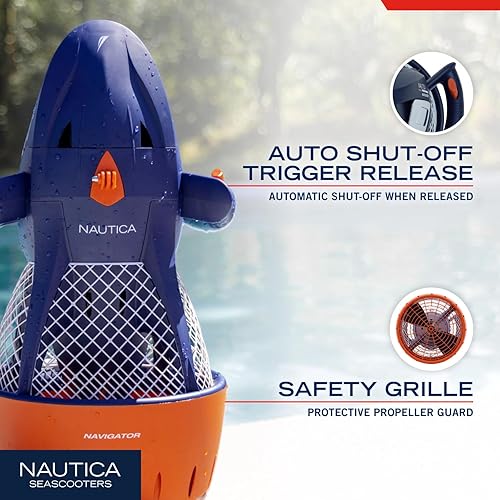 Miniatura 5 de Nautica Navigator and Skipper Underwater Seascooters, Designed for Younger Recreational Divers and Snorkelers
