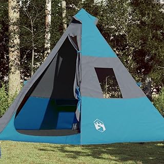 Furniture Select Tipi - Tienda de campaña para 7 personas, impermeable, color azul