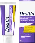 Desitin Maximum Strength Baby Diaper Rash Cream, 40% Zinc Oxide to Help Treat, Heal, and Prevent Diaper Rash, Hypoallergenic, Phthalate- & Paraben-Free Paste, 113 g