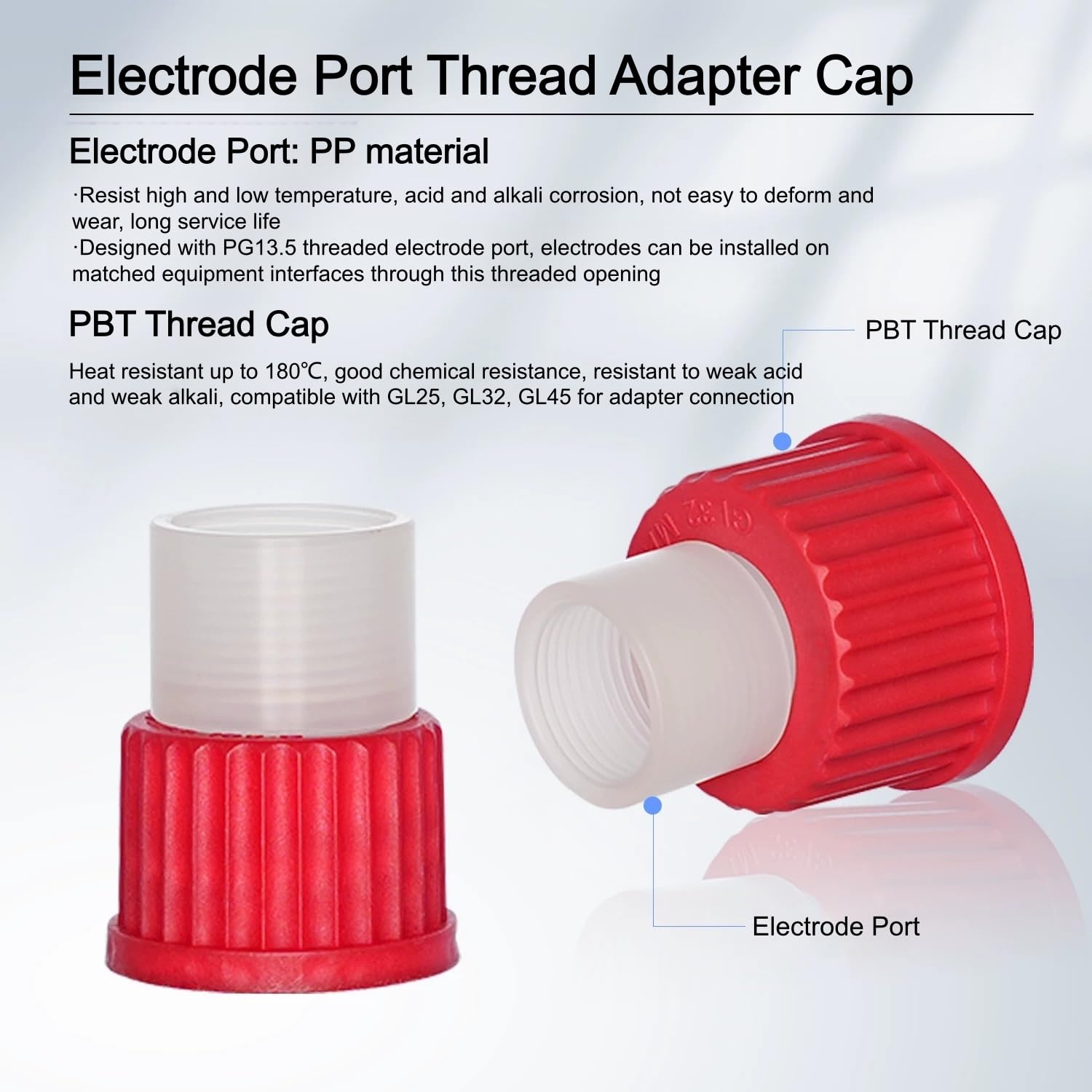 PH Electrode Sampling Cover, for Reagent Bottle Connector, 1pc