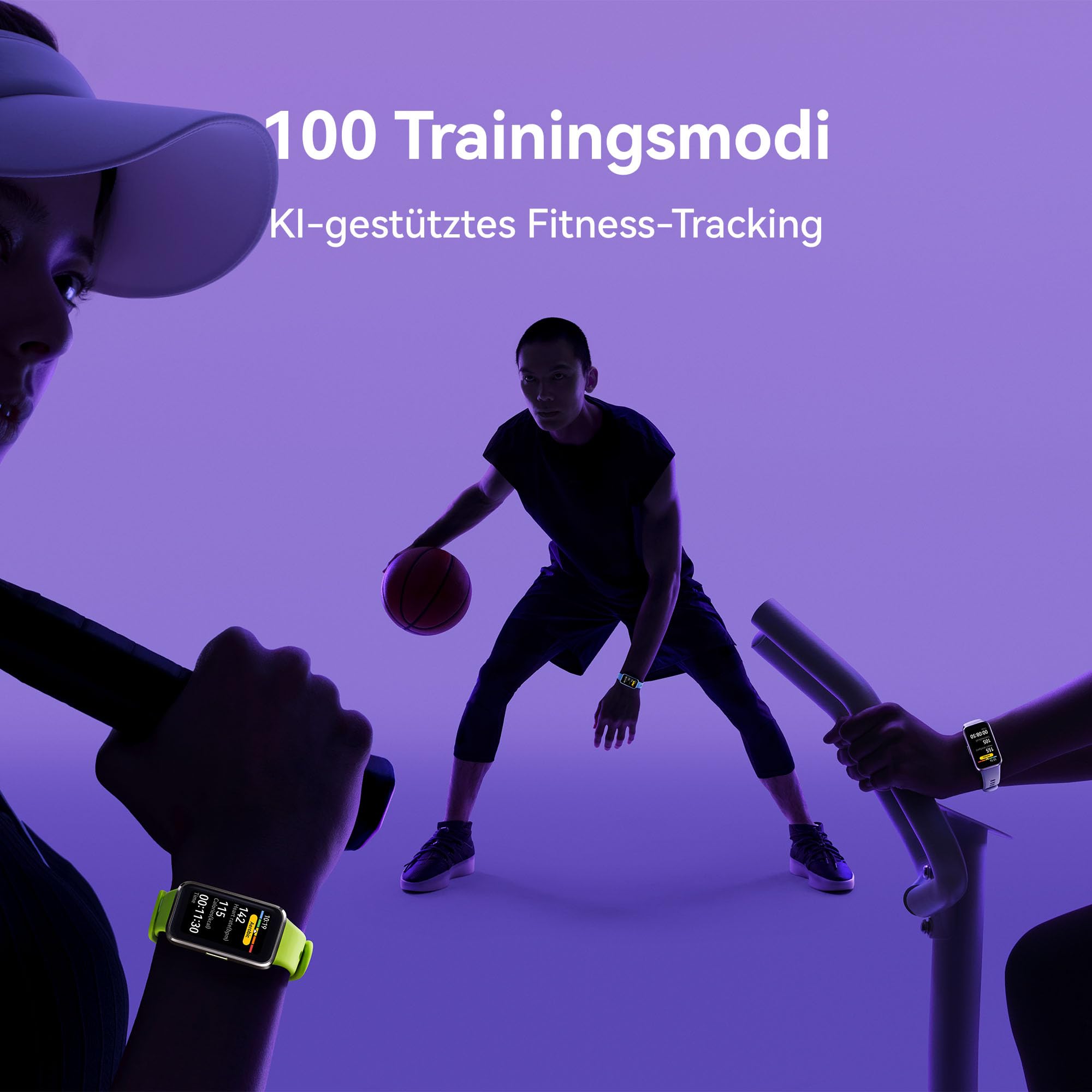HUAWEI Band 10 Smartwatch, Fitness-Tracker, Schwarz | 24/7 Tracking bietet genaue Schlafanalyse & HRV-Messung. Perfekt für Fitness-Enthusiasten zur täglichen Regeneration.