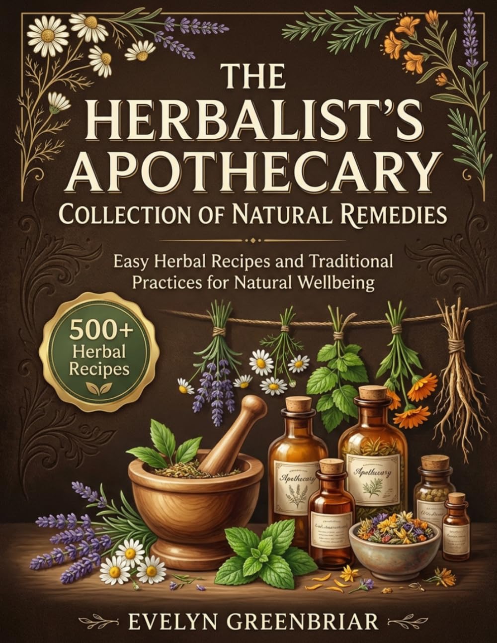 The Herbalist's Apothecary Collection of Natural Remedies: 500+ Easy Herbal Recipes and Traditional Practices for Natural Wellbeing      Paperback – January 2, 2026