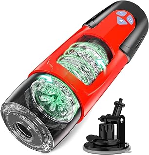 Male Masturbator Sex Toys- Electric Men Sex Toys with 7 Thrusting & Rotating Modes, Automatic Sucking Male Masturbation Cup with Suction Base, Penis Pump Pocket Pussy Stroker Adult Toys for Men