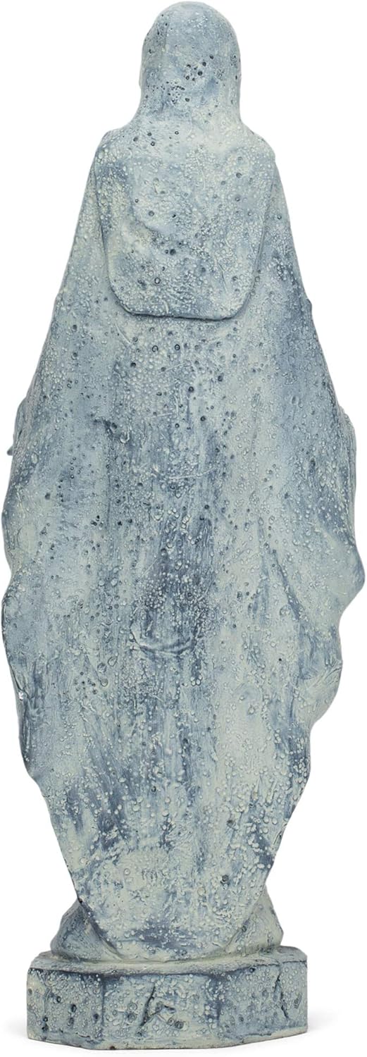 Dicksons Mother Mary Large Gray 20 inch Resin Stone Garden Statue
