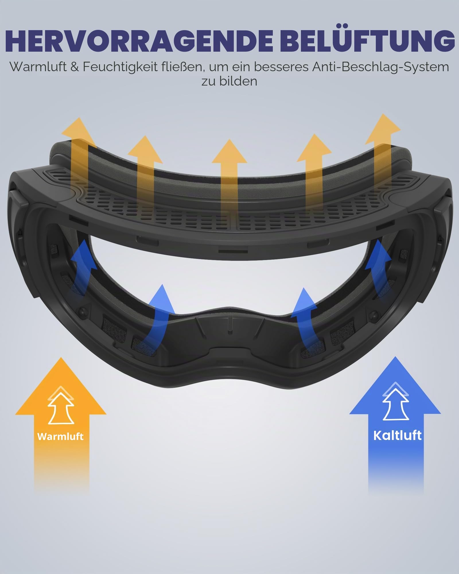 Findway Skibrille für Brillenträger Herren Damen,Snowboardbrille mit Magnetischen Wechselgläsern,Snowboard Brille Magnet Brillenträger Polarisierend OTG,Anti fog, Allwetter Verspiegelt Skibrille
