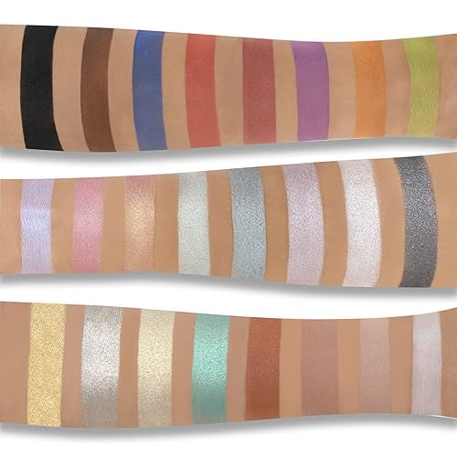 Miniatura 5 de Klara Cosmetics Paleta de sombras de ojos de 24 sombras  Paleta de sombra de ojos de lujo festiva vibrante vibrante a todo color de larga duración