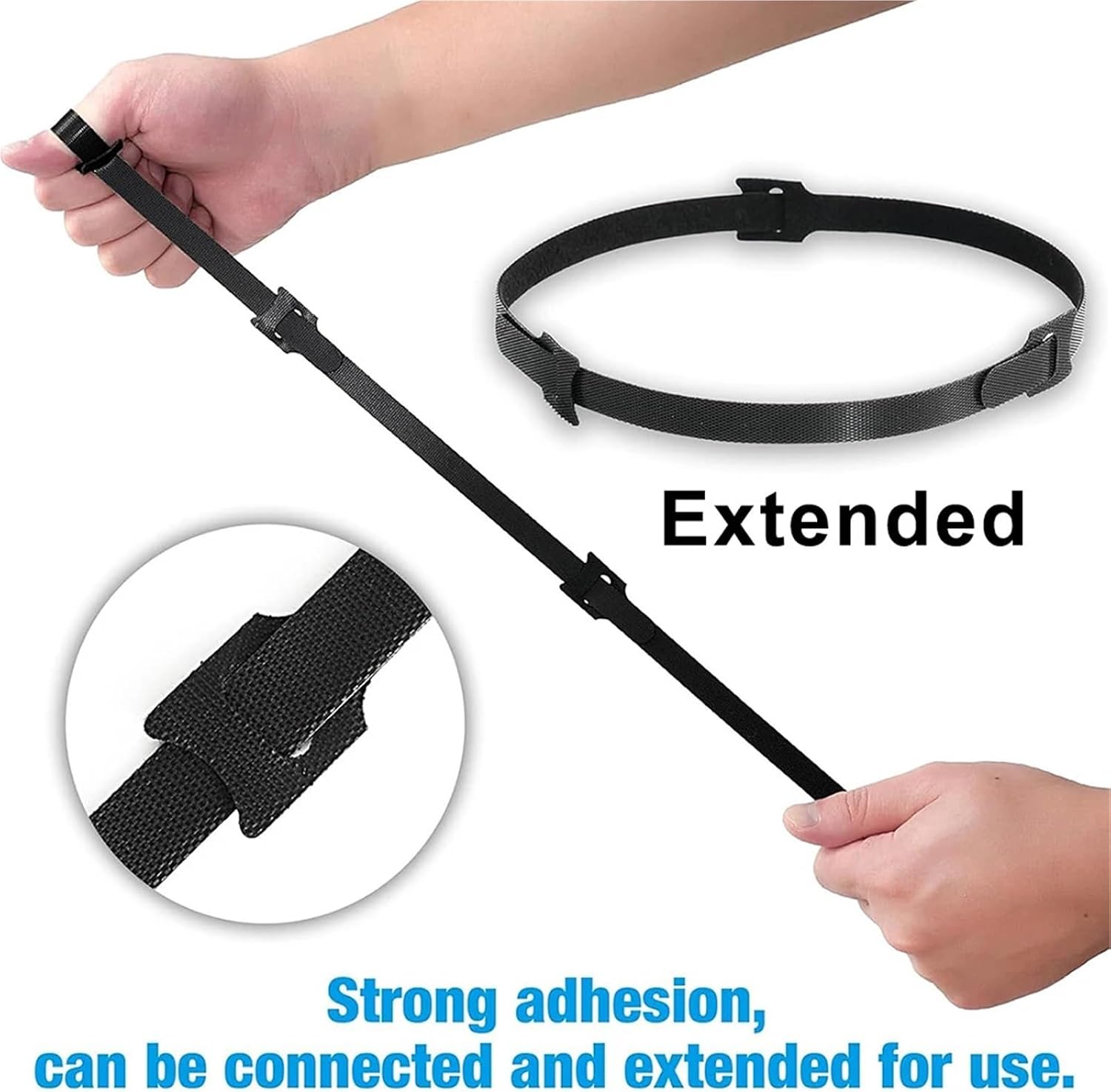 Cable Ties 100pcs Releasable Cable Ties Black Nylon Loop and Hoop Fastener Tape Cord Straps Wire Organizer Bundling Wrap Tie for Home Office School