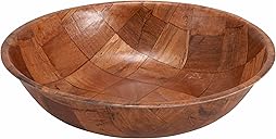 Winco WWB-10 Wooden Woven Salad