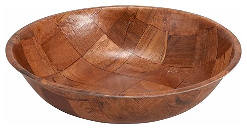 Winco WWB-10 Wooden Woven Salad