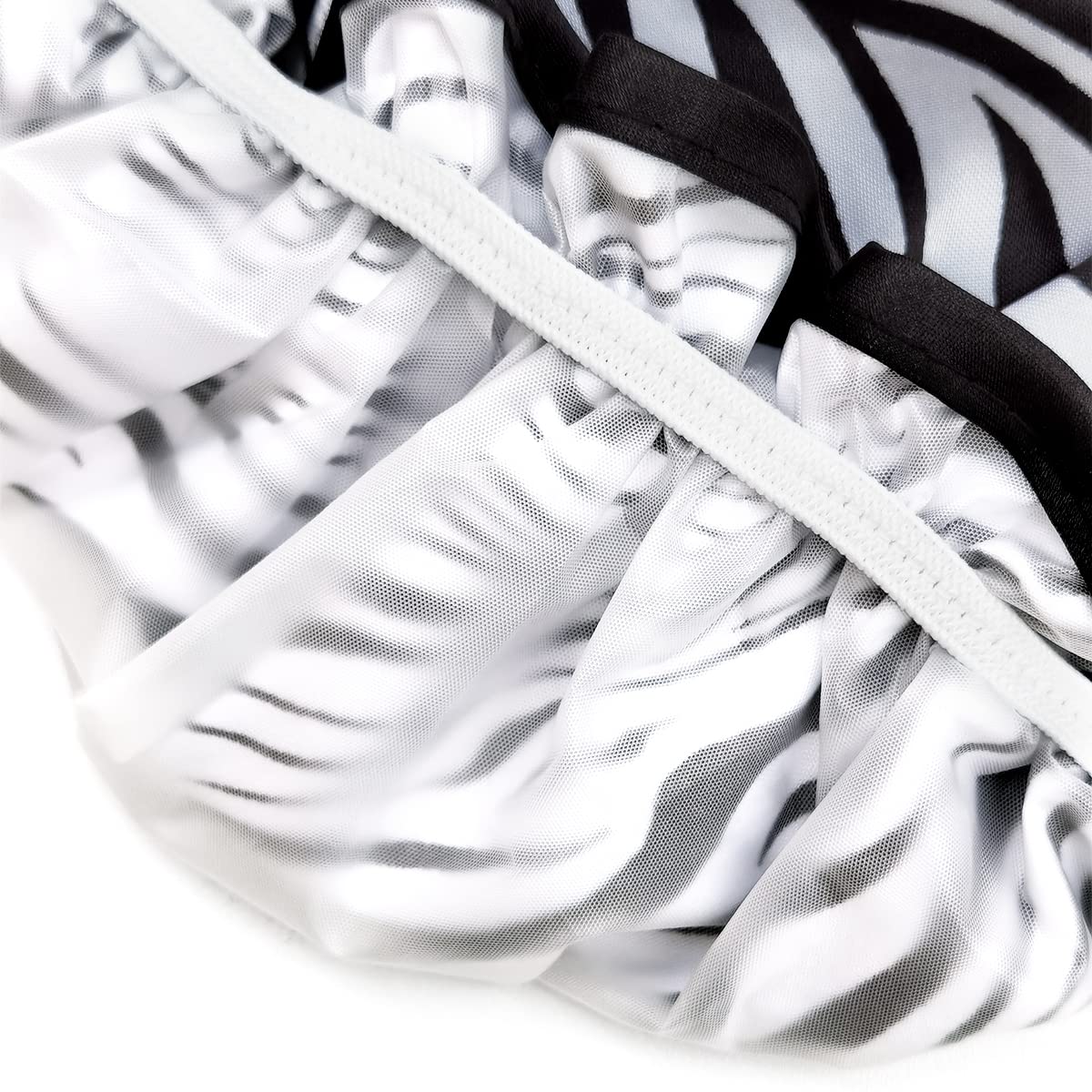 Shower Cap, 3 Packs Waterproof Reusable Bath Caps for Women Hair, Double Layers Elastic Shower Hat Hair Protection : Beauty & Personal Care