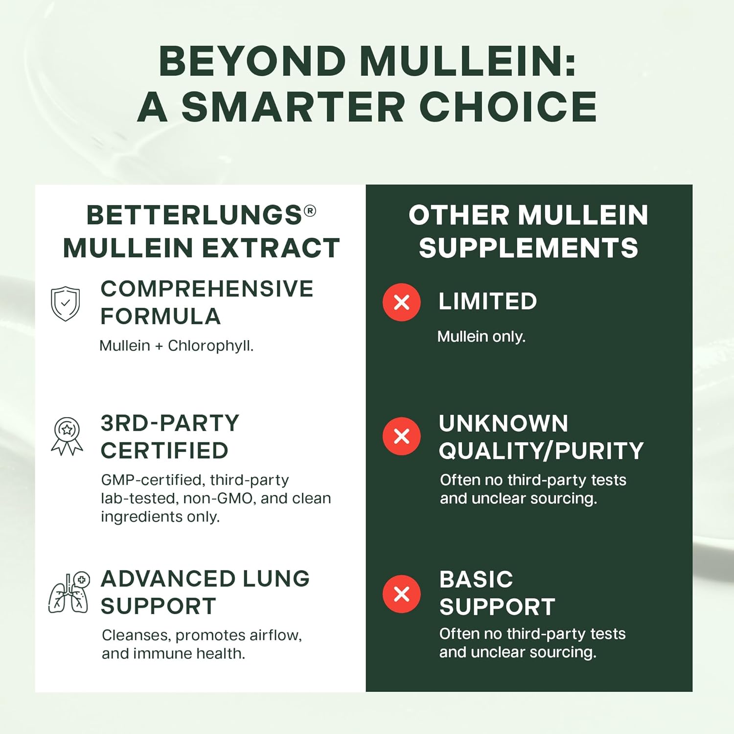 Betterbrand Mullein Drops for Lung Detox - Mullein Leaf Tincture with Chlorophyll - Helps Support Respiratory Health, Alcohol-Free, 1 Month Supply - 60ml - Image 7