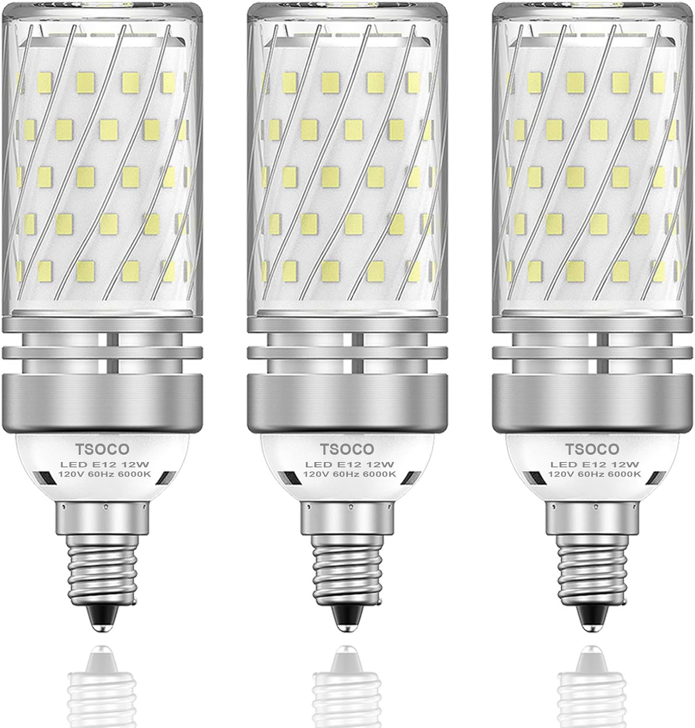 TSOCO E12 LED Bulbs,12W LED Chandelier Light El Salvador Ubuy