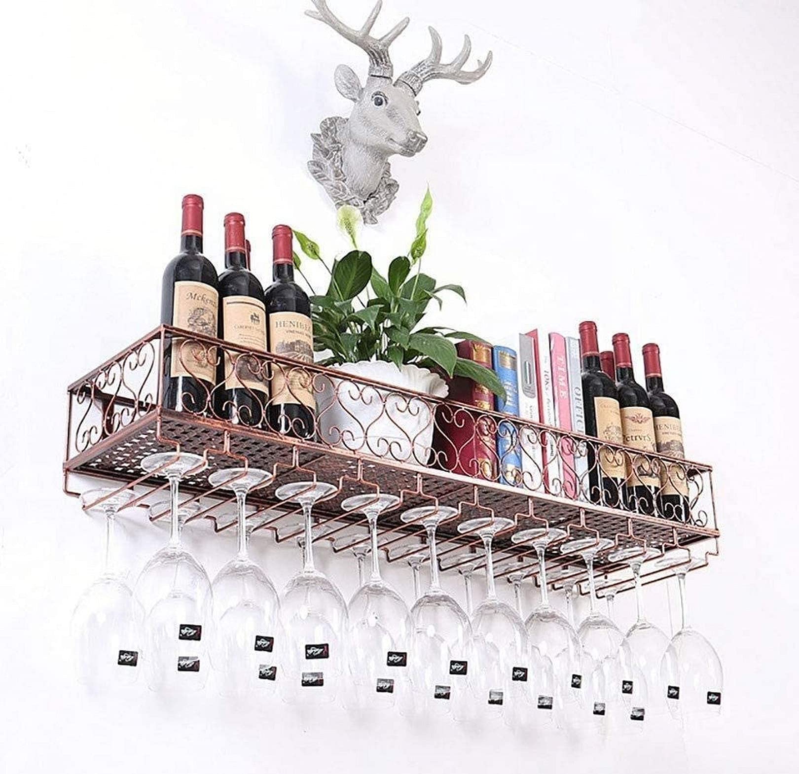 Casier à vin mural compact pour libérer vos plans de travail encombrés de cuisine