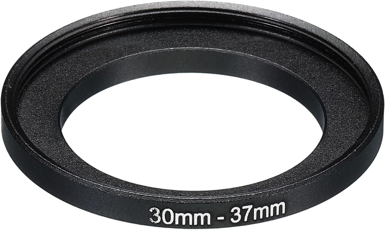 PATIKIL 30mm-37mm Metal Step Up Ring, Camera Lens Filter Adapter Ring Aluminum Filter Adapter Ring for Camera Lenses Hood, Black