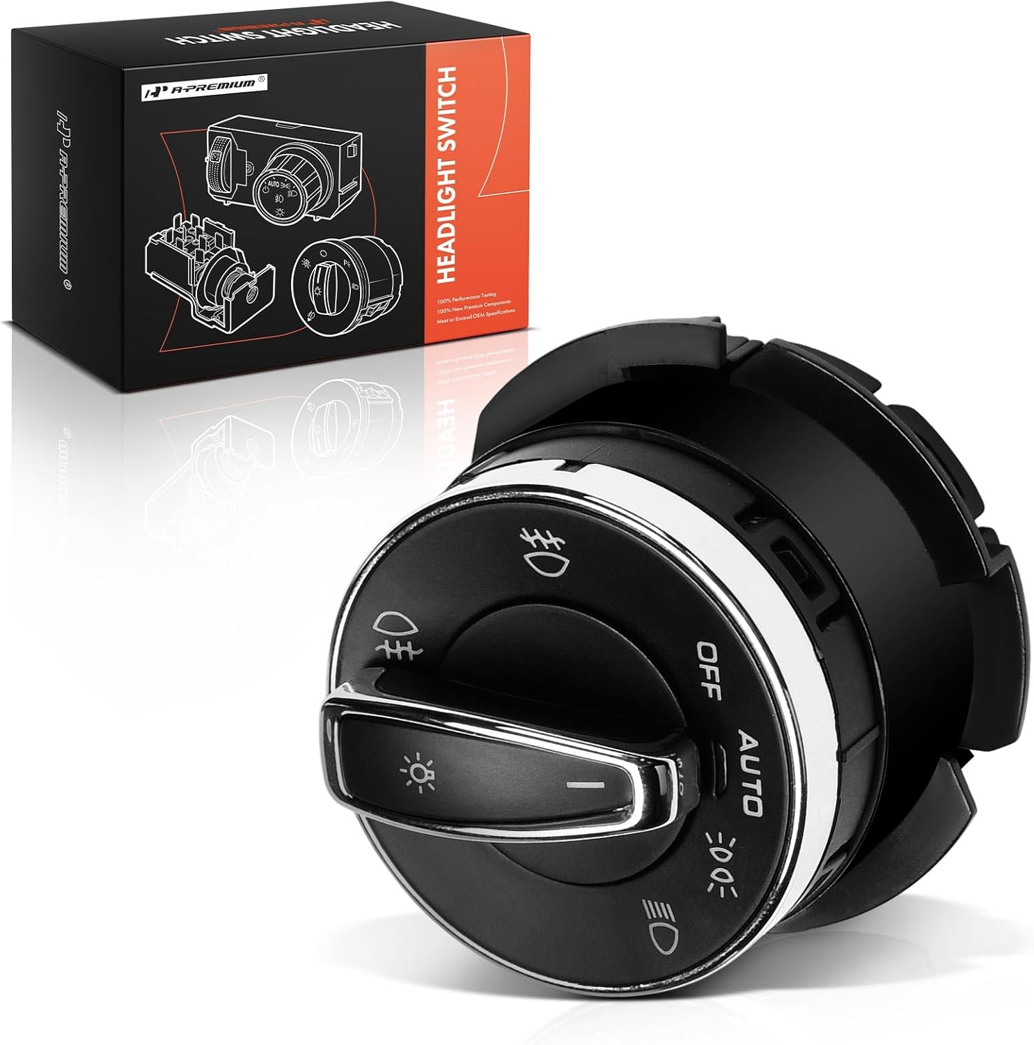 A-Premium Headlight Switch Instrument Panel Headlamp Dimmer Switch Compatible with Porsche Cayenne 2011-2016, Macan 2015-2018