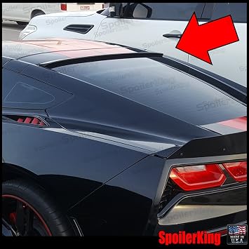 Rear Window Roof Spoiler Compatible with Chevy Corvette 2dr Coupe 2014-2020 C7 818R