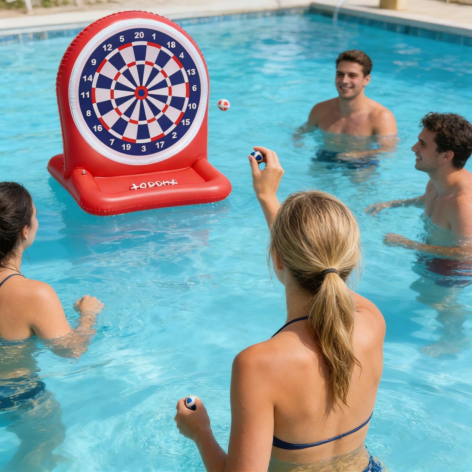Juguetes de Piscina para Niños Juegos Flotantes de Dardos Acuáticos
