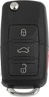 X AUTOHAUX NBG92596263 315MHz Replacement Keyless Entry Remote Smart Key Fob for Volkswagen Golf GTI Jetta 2006-2010 NO.1K0 959 753 P 3 Buttons