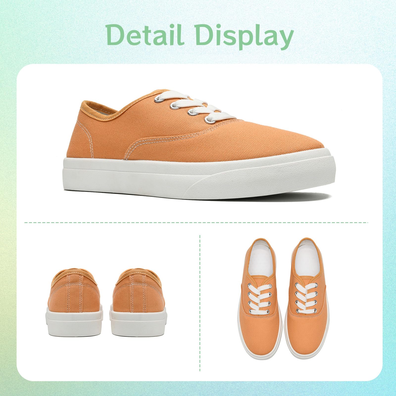 sharllen Donne Canvas Scarpe Donne Basso Top Sneakers Unisex Classic Lace Up Trainers per Gli Uomini Canvas Plimsolls Pompe Scarpe da Tennis Casual