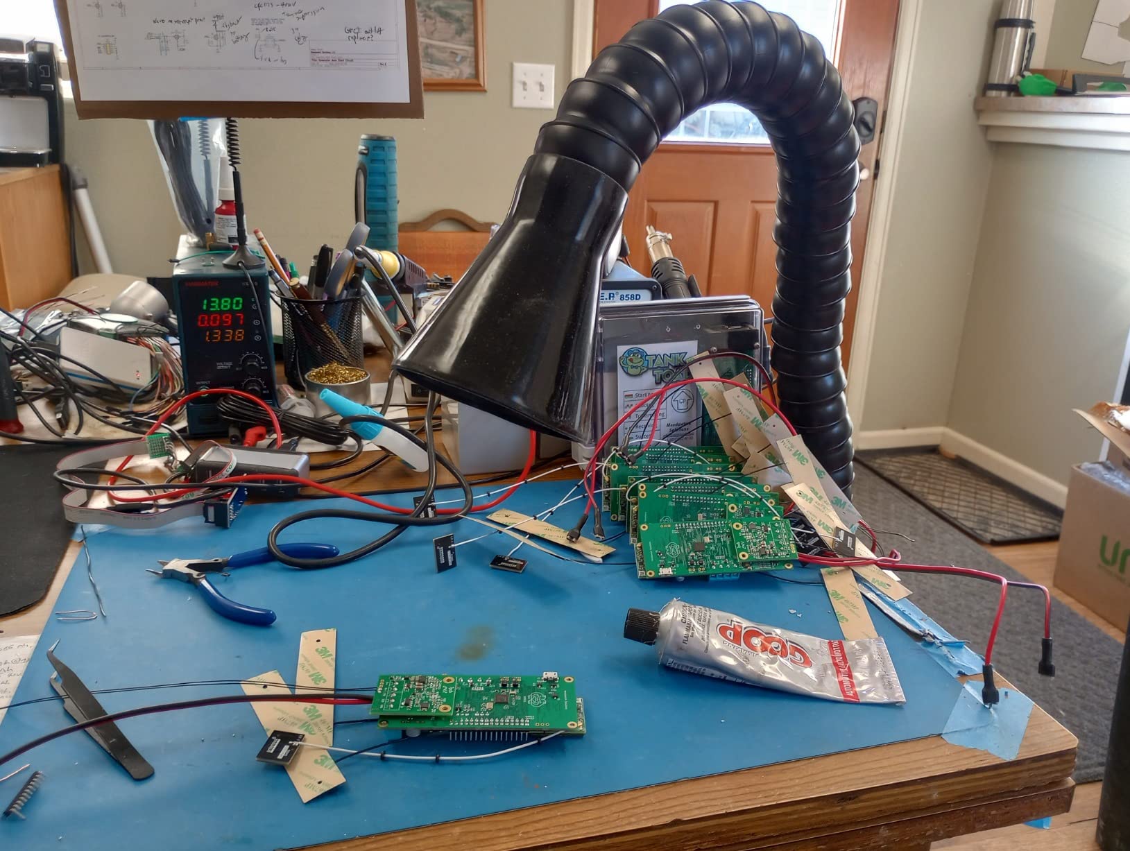 Fumeclear® FC-100A Solder Fume Extractor - 99.97% Filtration for Safe Soldering