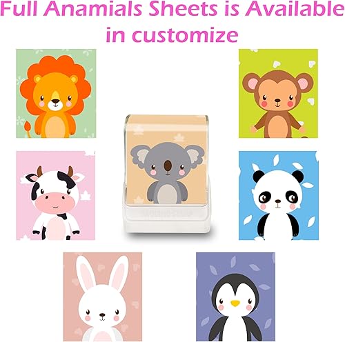 Miniatura 5 de Ogelz Sello de nombre para ropa de niños sello personalizado con el nombre etiquetas adhesivas de guardería para preescolar enfermería hogar lavable