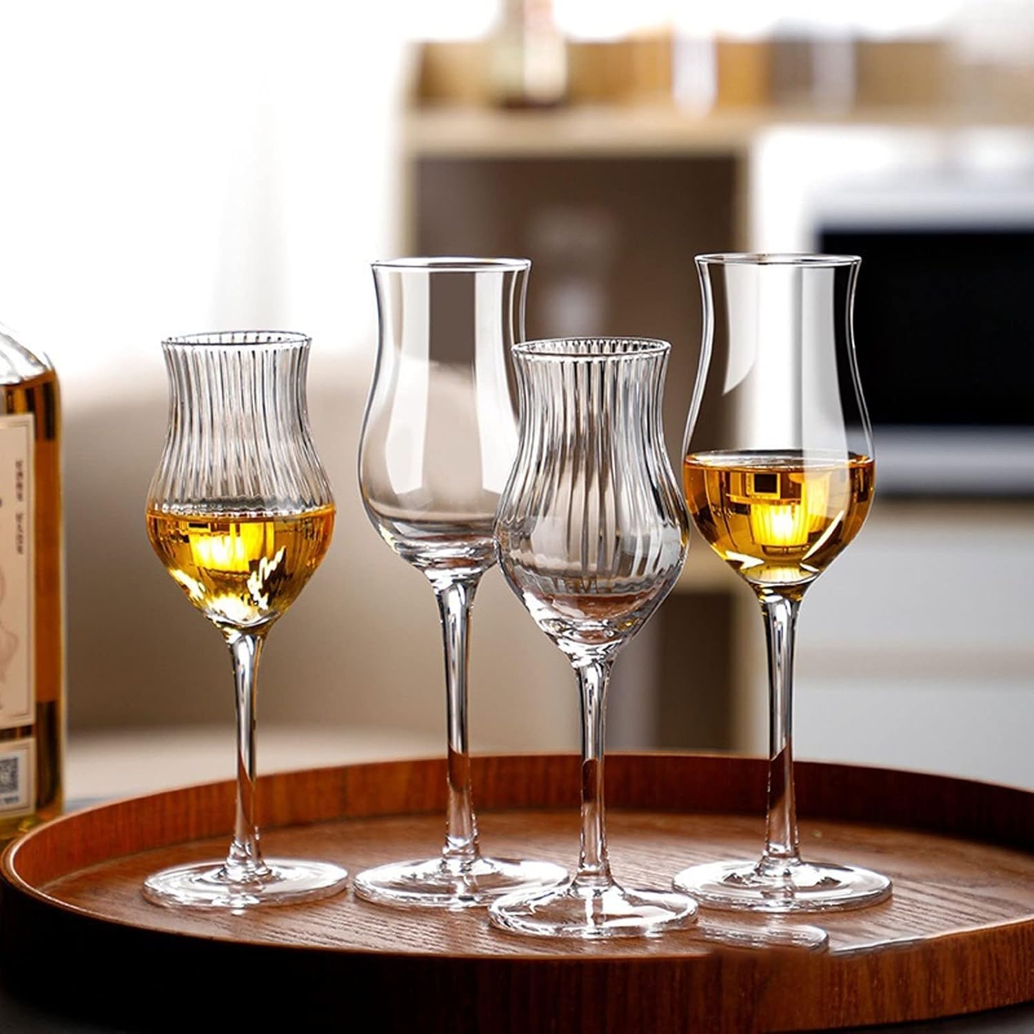 INLIMA Goblet Glass Vertical Edge Whisky Glass Scented Glass