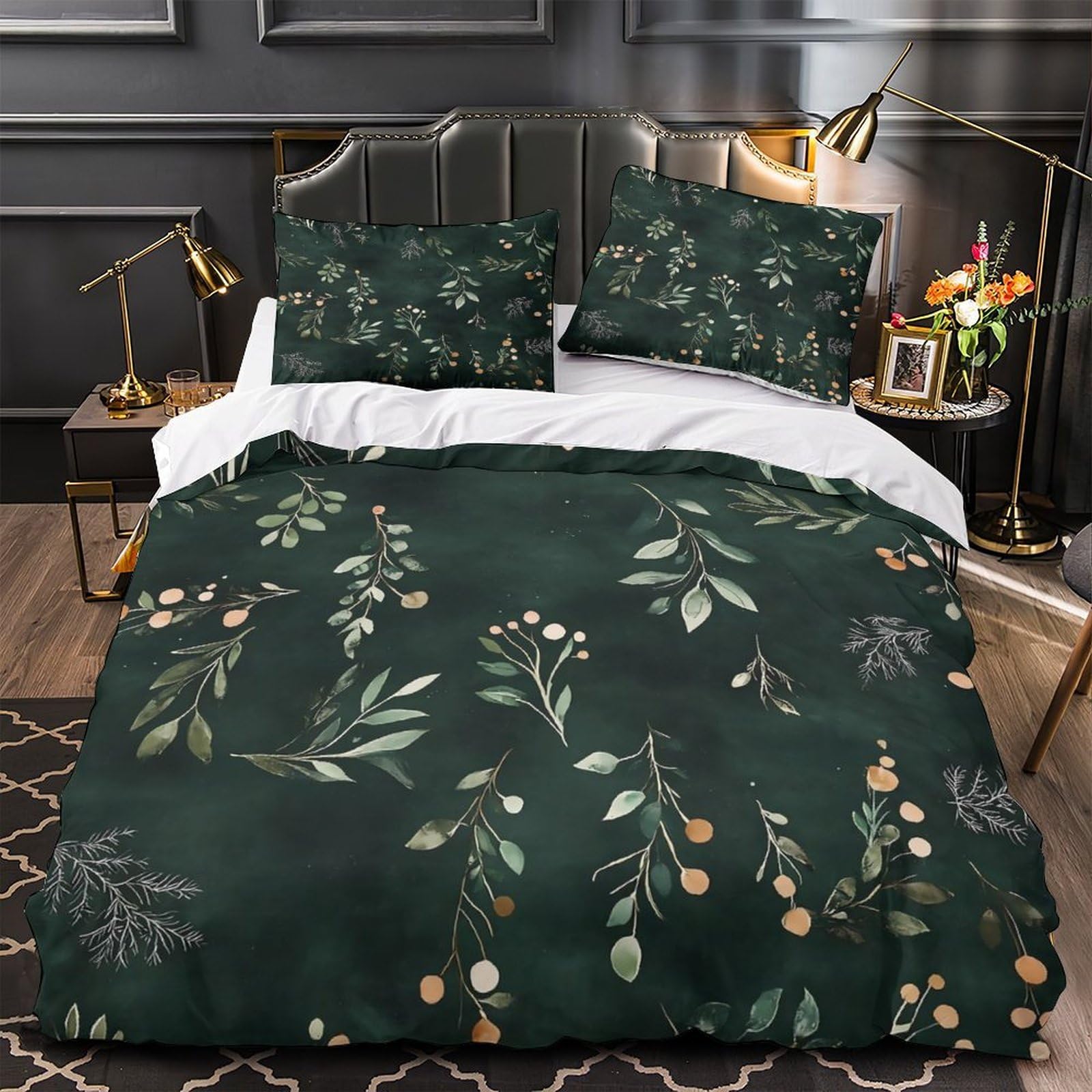 Housse de couette Border Collie 200x200 avec parure de lit 3D pour garçon
