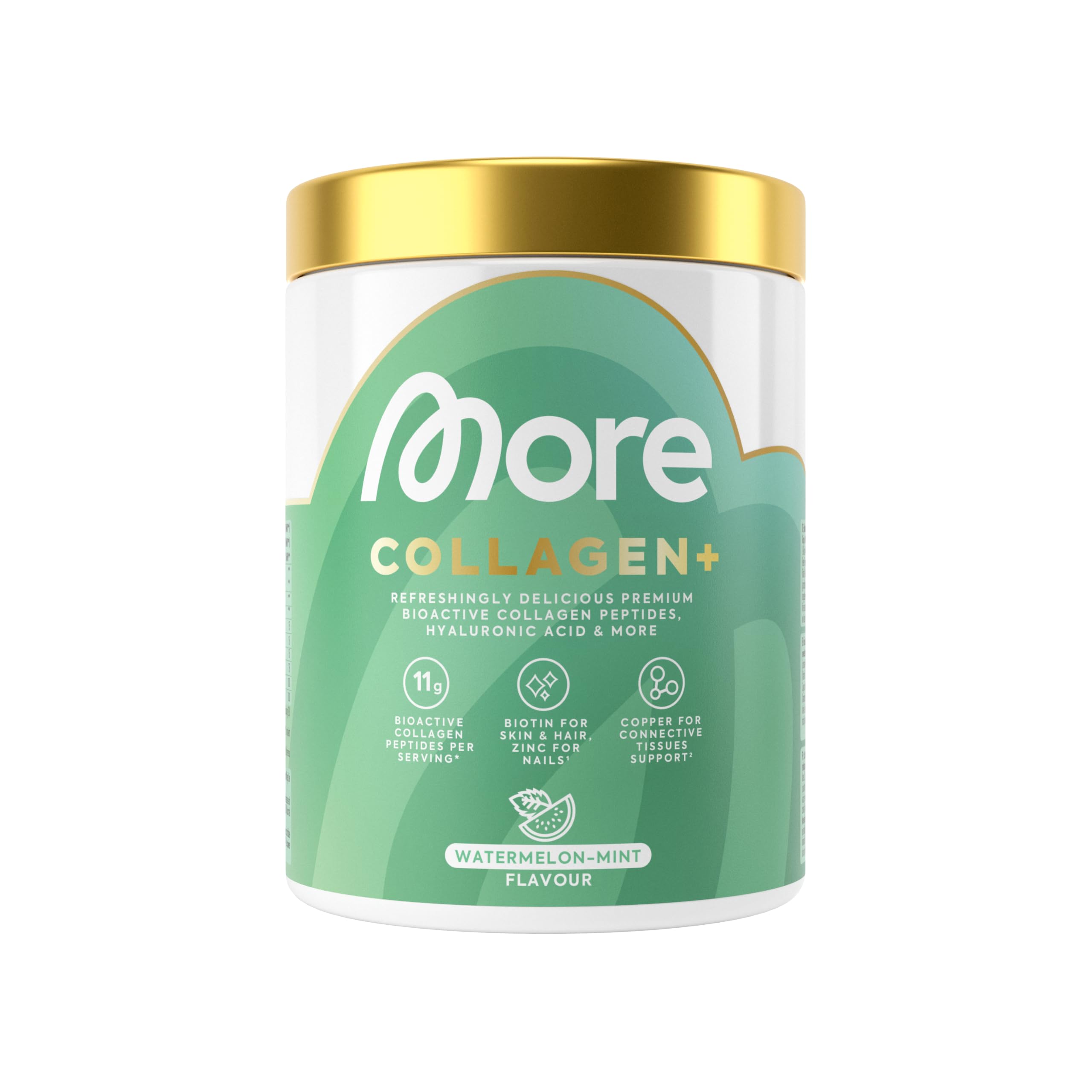 MORE Collagen+, Watermelon Mint, mit Kollagenhydrolysat, 300 g