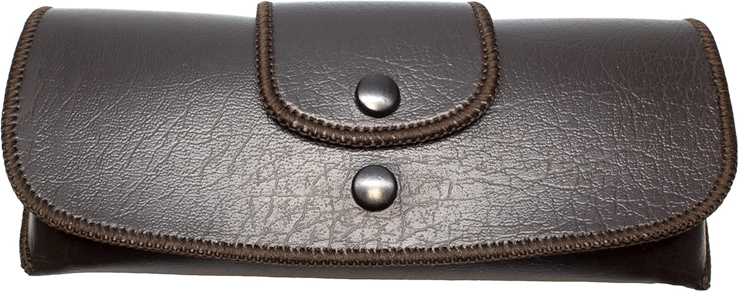 Beltloop Vintage Style Eyeglass case (Brown)