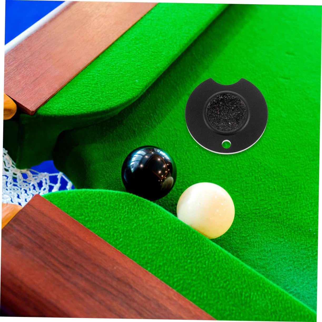 POPETPOP 2pcs Pool Cue Tip Sander Billiard Cue Tip Scuffer Tool Aluminum Alloy Mushroom Head