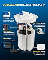 Vista 3 de PHILTOP Bomba de Combustible FG1286 para 2010-2013 Maz-da 3 2.0L 2.5L, Conjunto de Bomba de Combustible Eléctrica