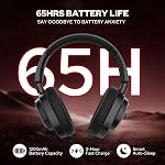 Redragon H891 Wireless Gaming Headset, Tri-Mode (2.4G/BT/Wired), 65H Battery, 50mm Drivers & 7.1 Surround Sound, Noise-Cancelling Retractable Mic, Compatible with PC, PS5, NS, Mac, Mobile