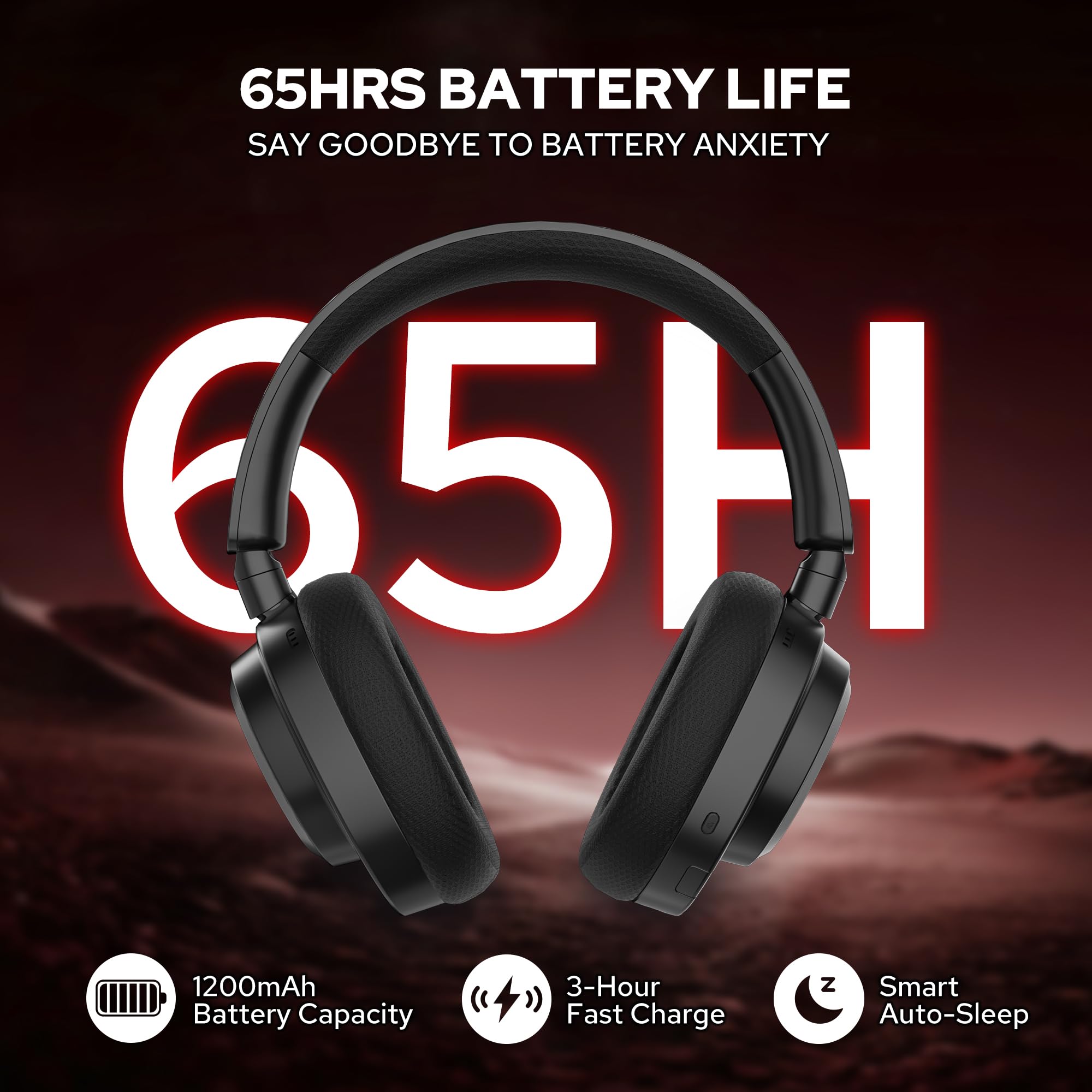 Redragon H891 Casque Gamer Tri Mode sans Fil 65H Autonomie 71 50mm V2