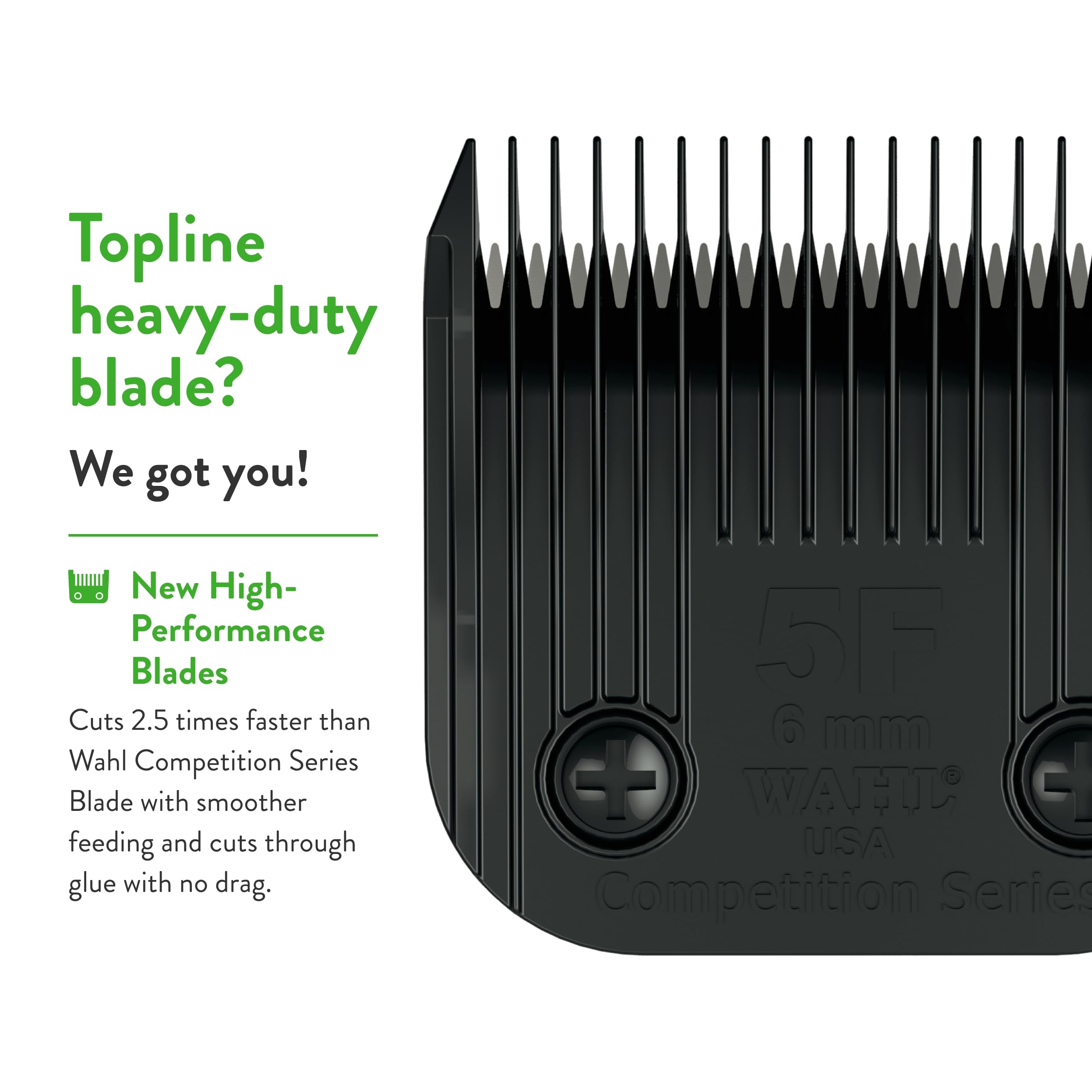 Lama Da Tosatura Wahl Professional #3F Per Animali - Extra Spessa, 10mm, Per Cani, Gatti E Cavalli - Foto 9