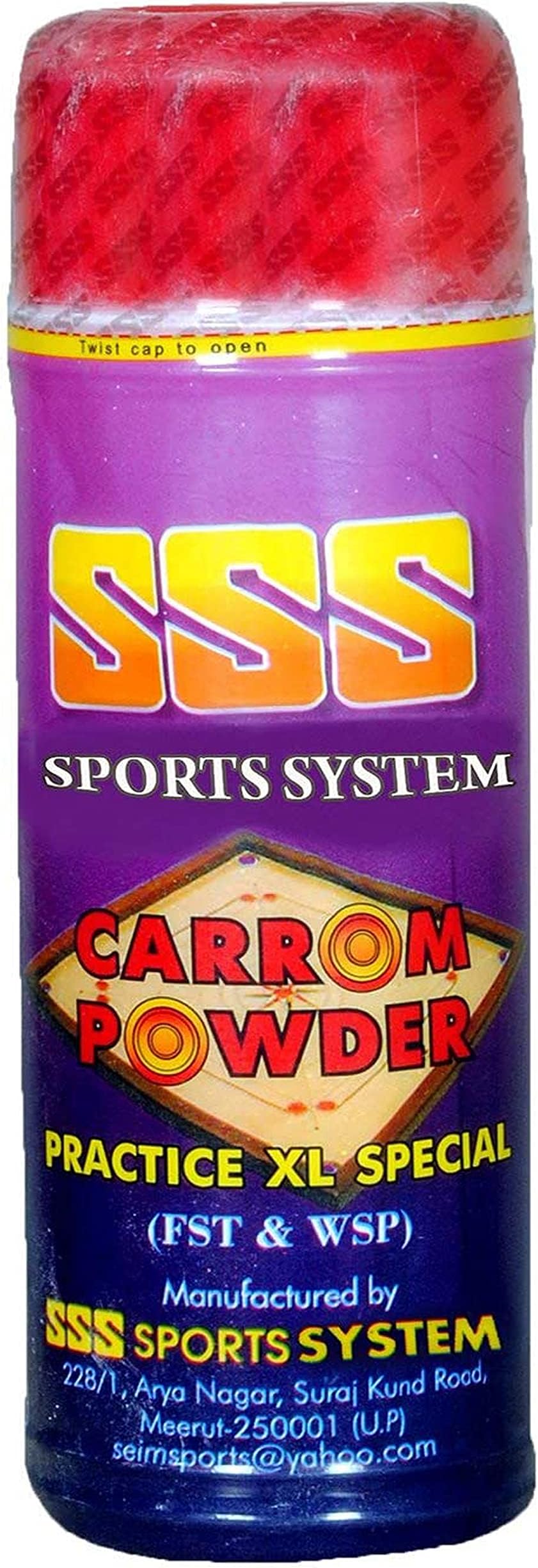 Kid,Teen,Adult, Sss Carrom Powder, Practice Xl For Board Game (250 Gram)