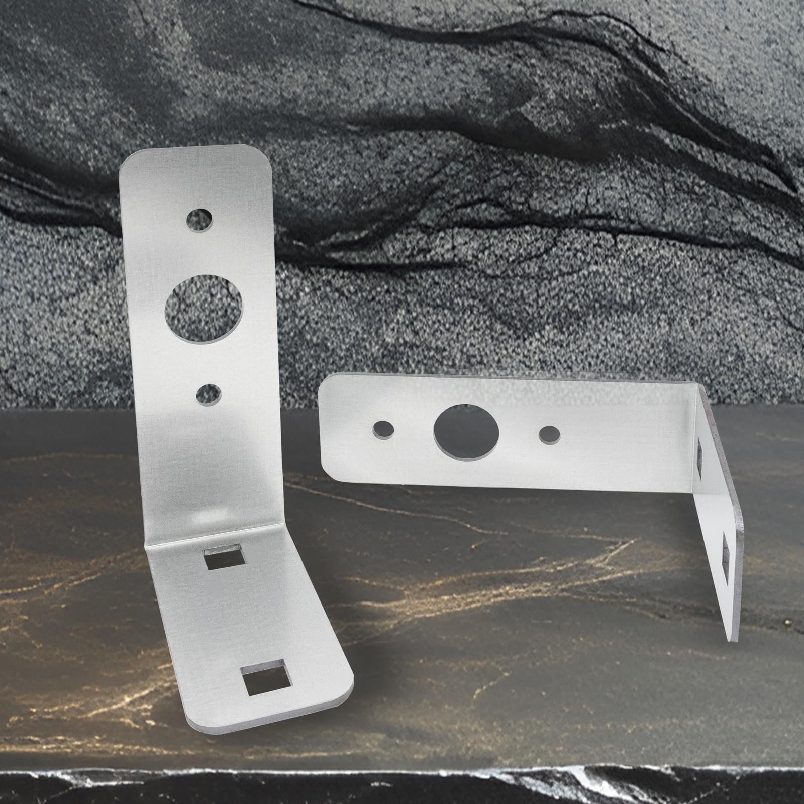 2 soportes de luz de remolque en forma de L, soporte de montaje de luz trasera galvanizado en forma de L, soporte de luz trasera para barco, utilidad, remolque, accesorios de piezas