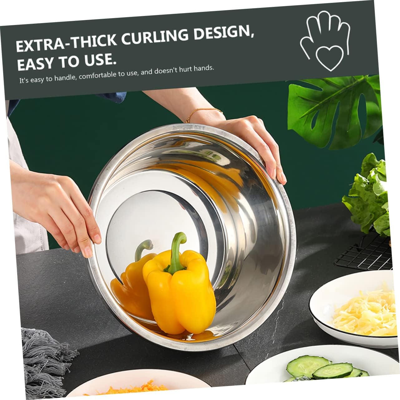 LABRIMP Multipurpose Stainless Steel Grater Basin Set Food Washing Vegetable Slicing and Storage Holder for Kitchen Use