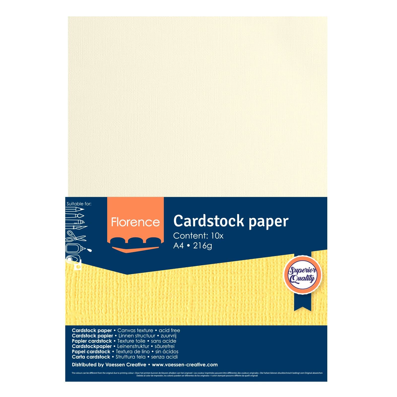 Cartoncini Creative Florence 216g/m² - 10 Fogli A4 Liscia Hyacinth - Foto 3