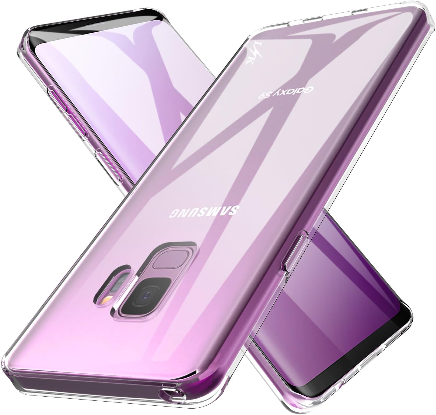 LK Galaxy S9 Case, Ultra [Slim Thin] Scratch Resistant TPU Rubber Soft Skin Silicone Protective Case Cover for Samsung Galaxy S9 (Clear)