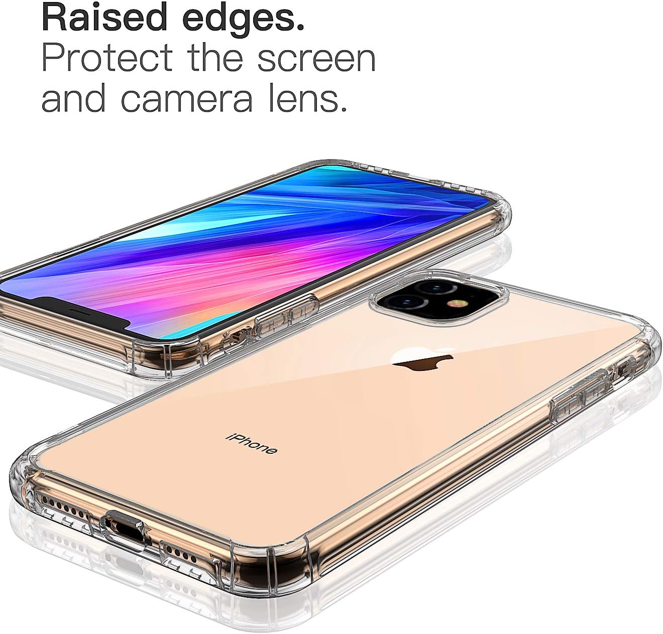 Chirano Case Compatible with iPhone 11, Only for 6.1 inch, Clear,4 Corners Shockproof Protection