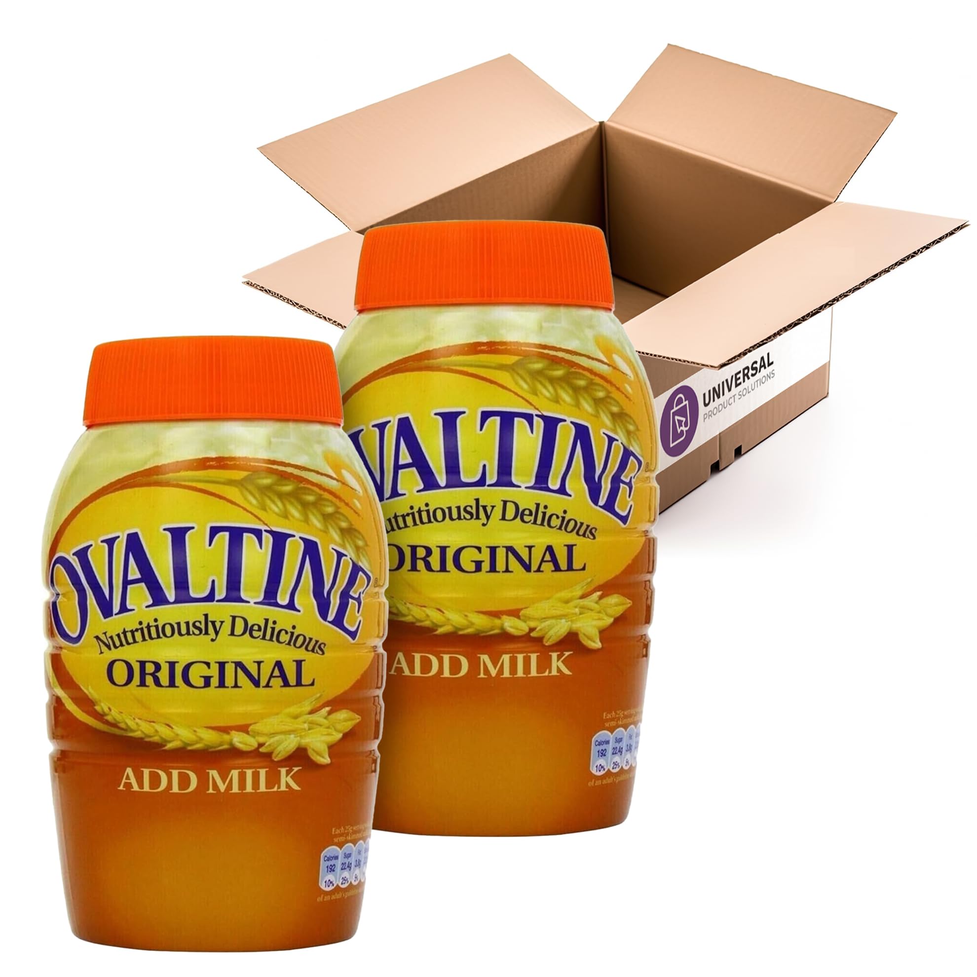 Ovaltine Original Malt Instant Drink Just Add Milk 2x800g, 1 count (Pack of 2)