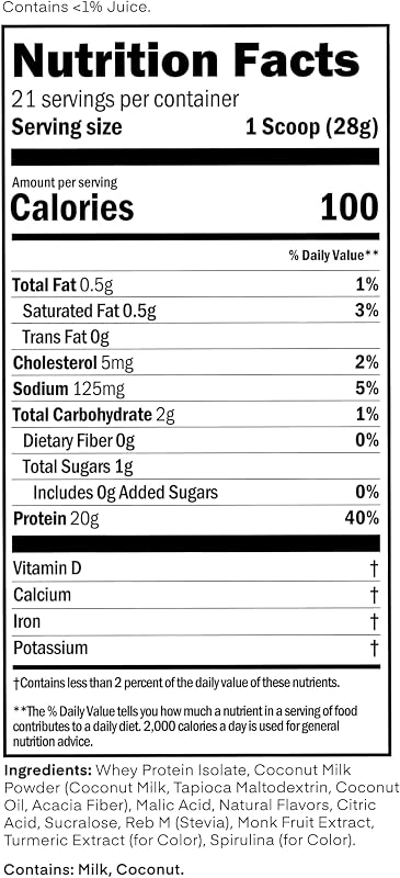 Oath Nutrition Clear Whey Isolate Protein Powder, Kiwi Strawberry, 20g Complete Protein per Serving, No Added Sugar, Grass-Fed, 21 Servings image 3