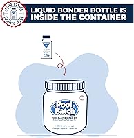 Vista 5 de Pool Patch Kit de reparación de yeso para piscina, 3 libras, color blanco