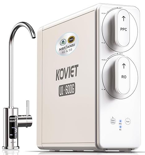 Sistema de ósmosis inversa, filtro de agua de ósmosis inversa sin tanque de 10 etapas 600 GPD, sistema de filtración de agua por ósmosis inversa