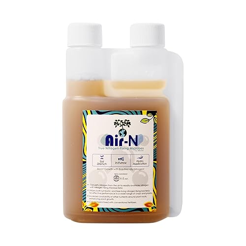 AIR-N de Mikrobs, desbloquea el poder del nitrógeno con AIR-N una verdadera solución para un crecimiento más saludable de las plantas (8 onzas