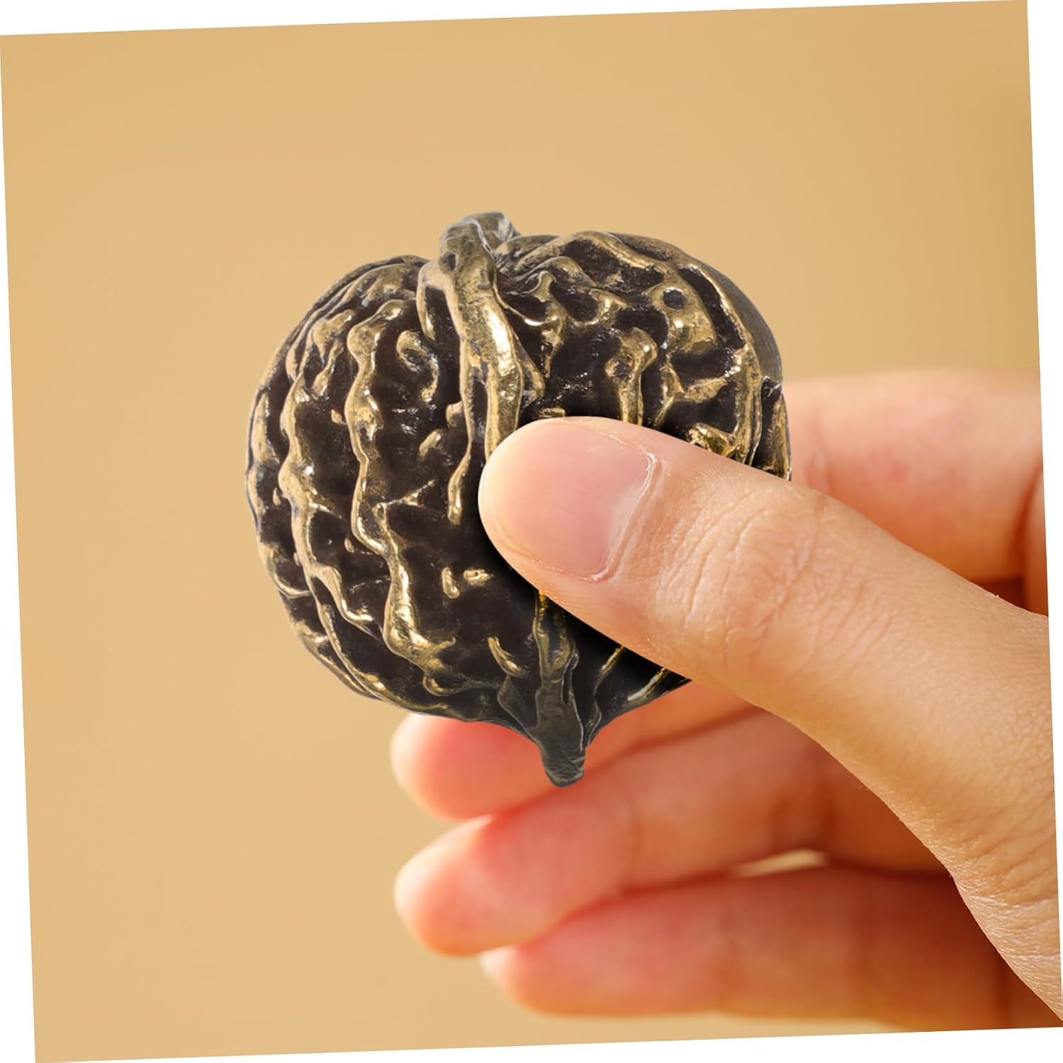 2pcs Chinese Balls for Women Hand Exercise Balls Zen for Strength Brass Artware Hand Exercise for Seniors